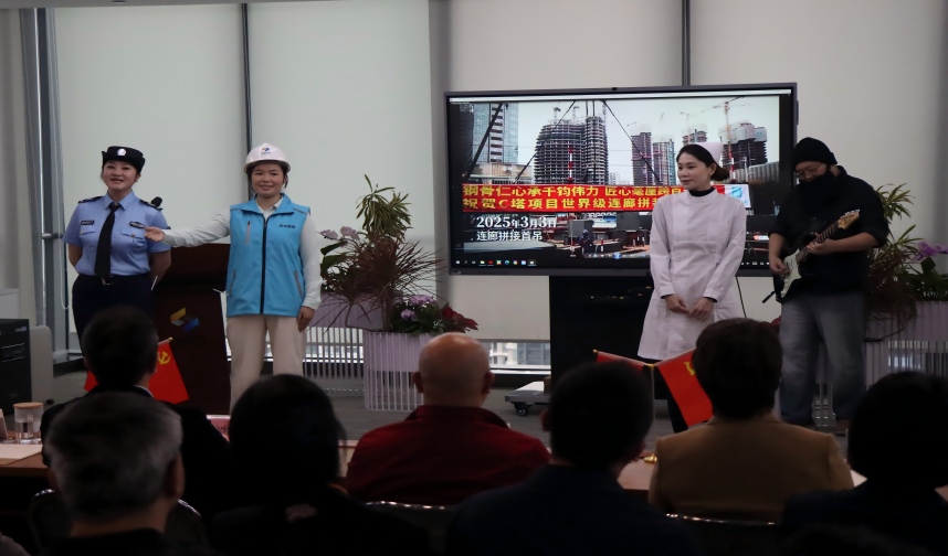 深湾发展党支部举行党业融合发展微党课演讲比赛