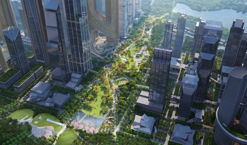 深圳湾超级总部基地C塔及相邻地块供冷配套工程开工仪式顺利举行
